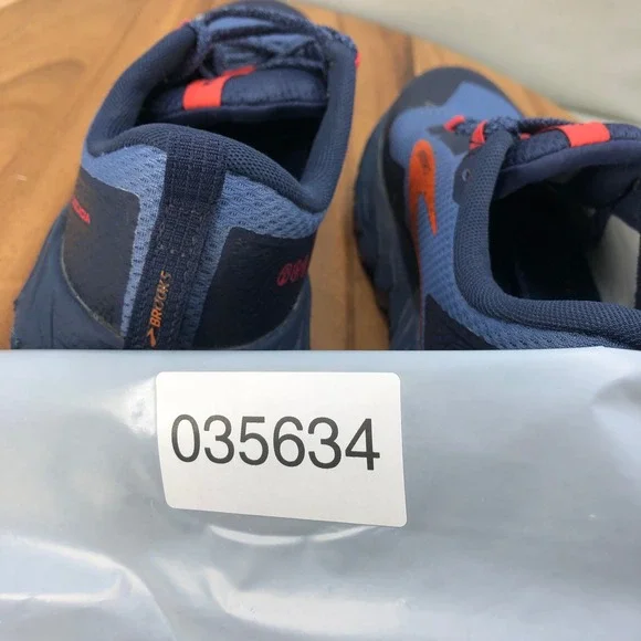 Brooks Cascadia 17 GTX Trail Running Shoes Waterproof Blue Orange Womens 7 B - Picture 8 of 8